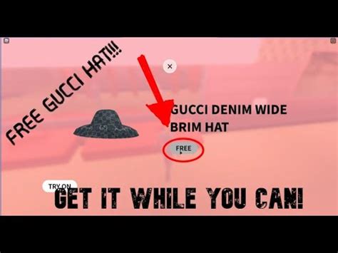 how to get free gucci hat in roblox|pink Gucci baseball hat.